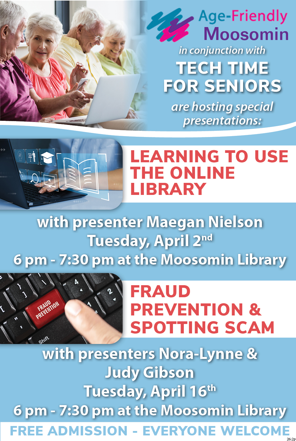 Learning to use the online library & Fraud prevention & spotting scam